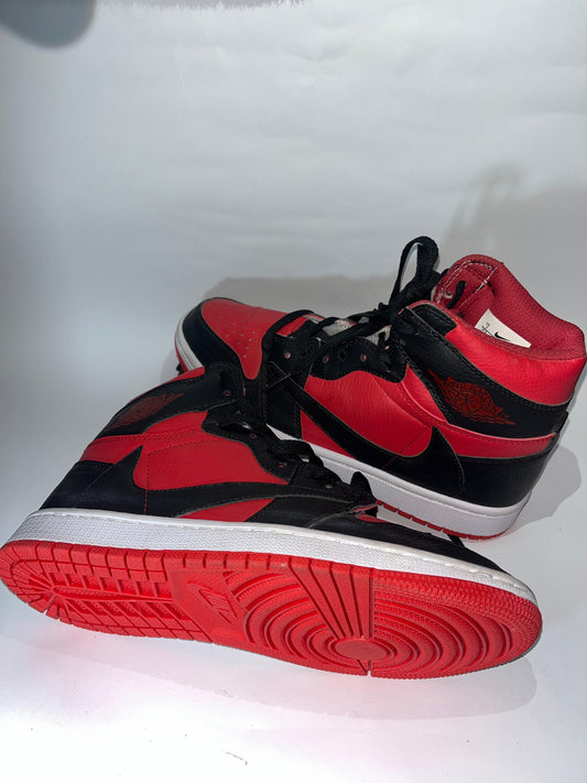 High-Top Red Nike Casual Sneakers